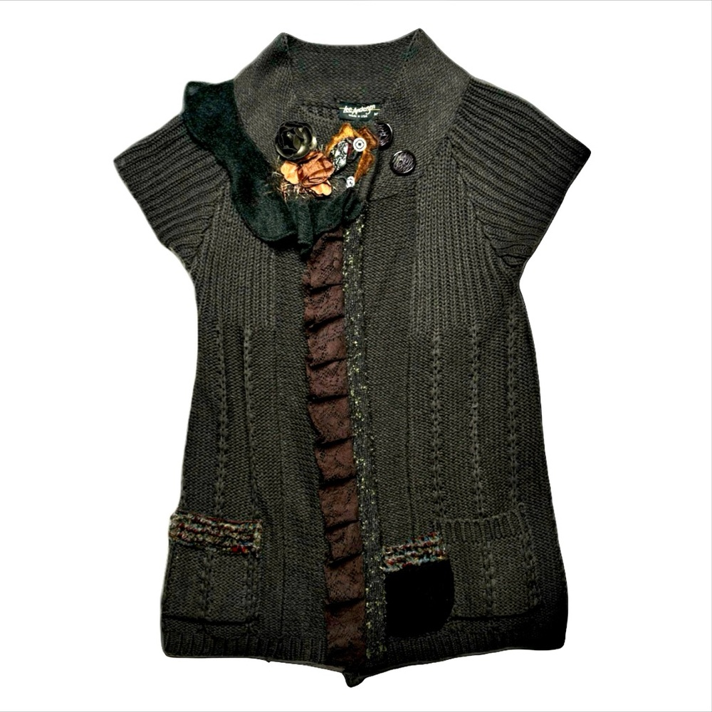 Lee Andersen Vintage Knit Sweater Cardigan